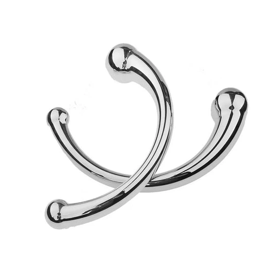 Stainless 5858 Double Elegant Hook Ended Anal Steel 0812